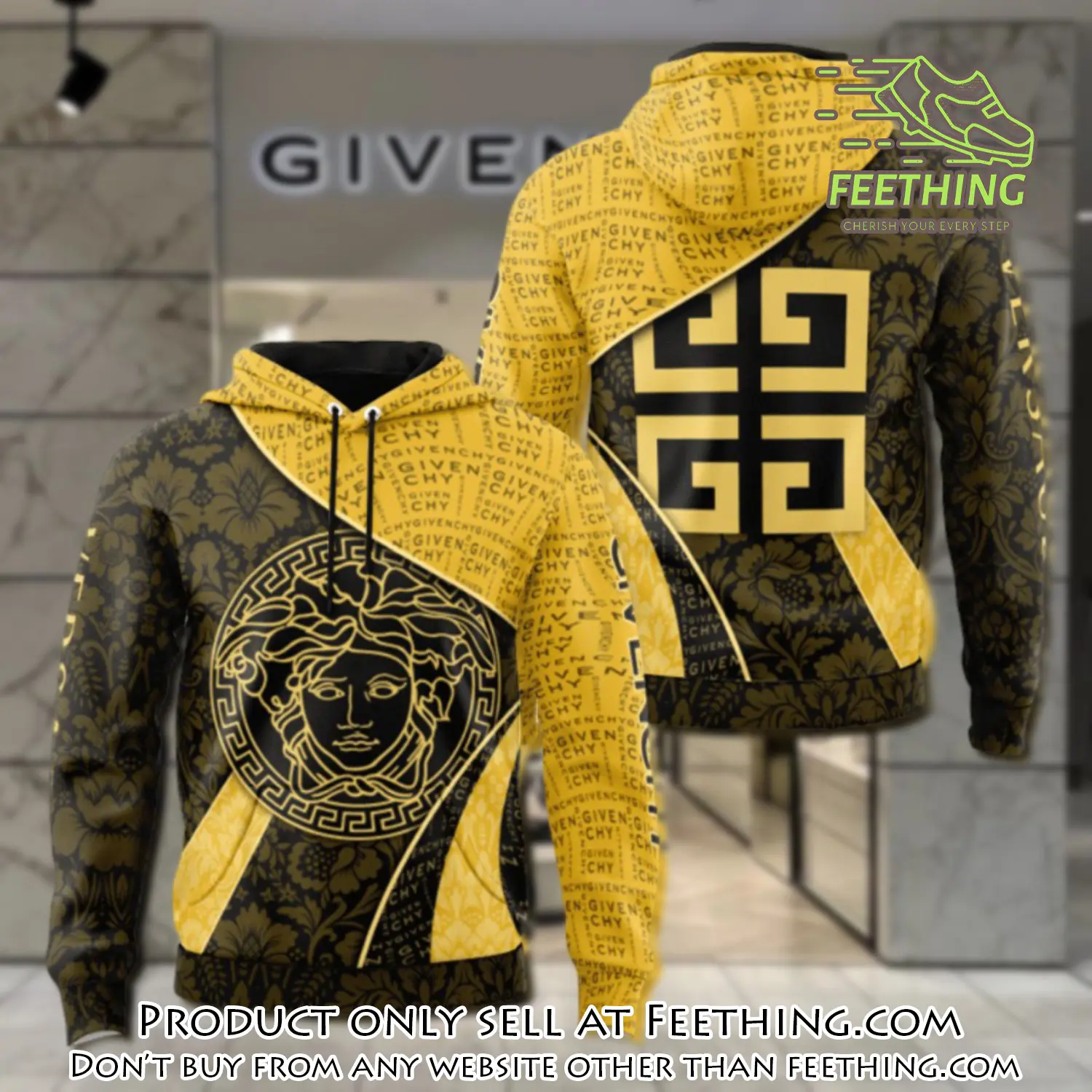 Givenchy versace unisex hoodie luxury brand gifts  jh2295 ft4248883